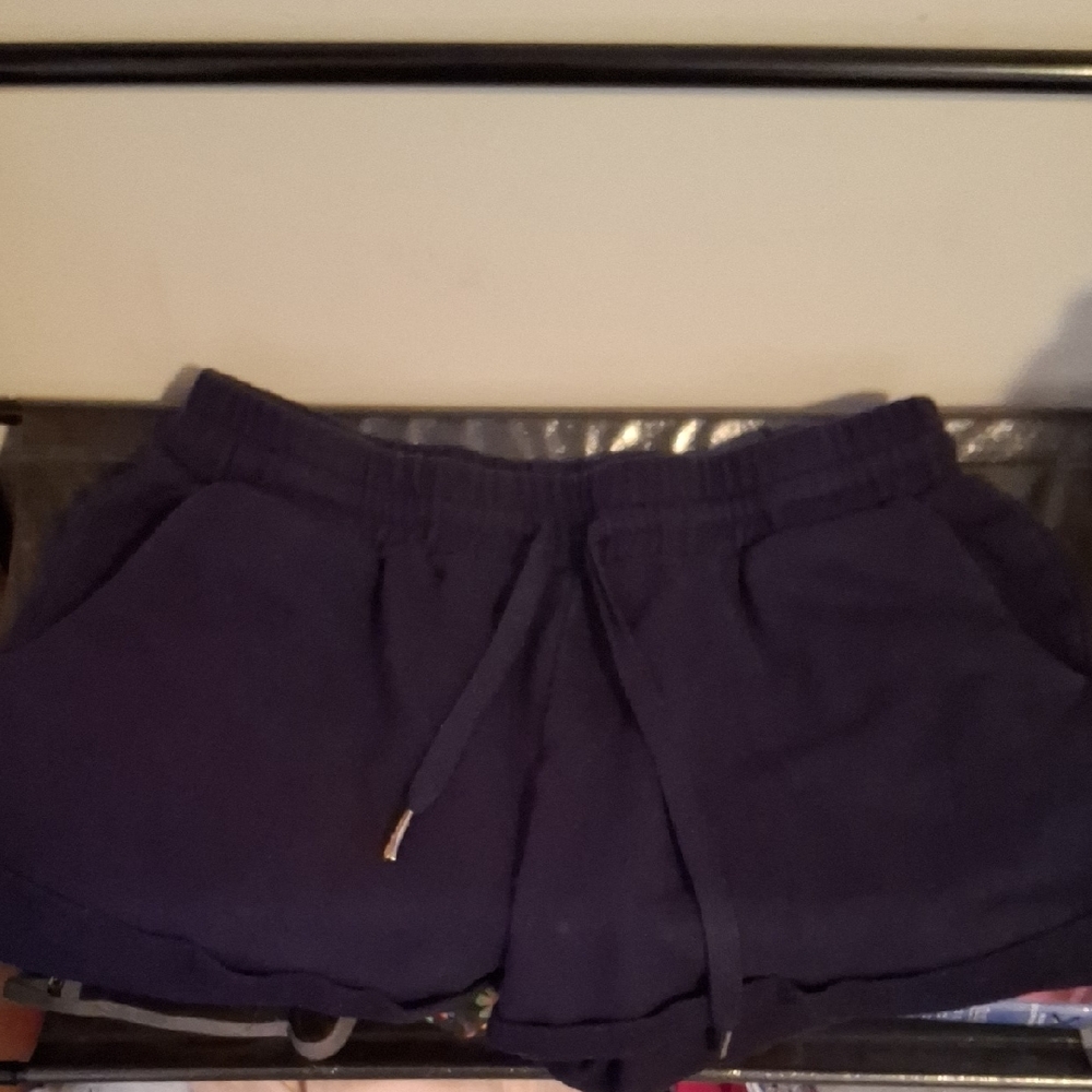 Women's Dark Blue Sweat Shorts